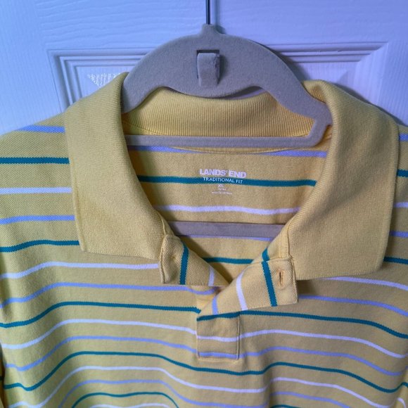 Men's Lands End Golf Shirt XL - Picture 3 of 5